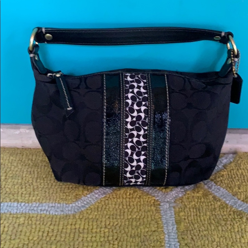 Coach Signature Logo Small Handbag